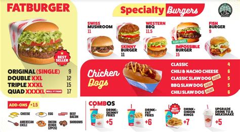 fatso burger|fatburger menu with prices.